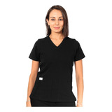 Polera Negra Mujer Polar Bear Pb5000 - Uniformes Clínicos