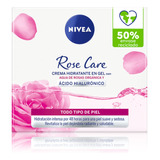 Crema Facial Nivea Rose Care Hidratante En Gel X 50 Ml