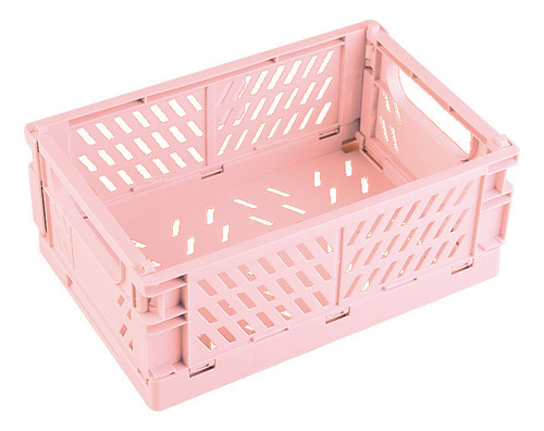 Caja Organizadora Canasta Plegable Apilable Hogar 30x20x12cm