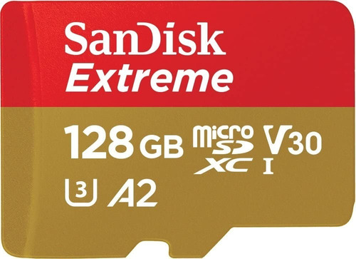 Memoria Micro Sd 128gb Sandisk Quickflow 4k Uhd 190mb/s 