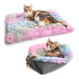 Tapete Cama Mascota Gatos Perros Suave Comoda Durable 2 En 1