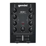 Mixer Mezclador Dj 2 Canales Portatil Rca Gemini Mm1