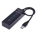 Hub 4 Puertos Multi Usb 3.0 Indicador Luz Led Adaptador