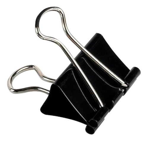 Aprieta Papel Binder Clip Manito Mariposa 51mm Nr.5 Caja X12 Color Negro