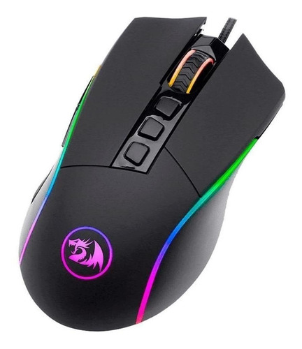 Mouse Gamer De Juego Redragon  Lonewolf 2 M721-pro Negro