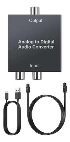 Convertidor De Audio Analógico A Digital R/l Rca 3.5 Mm Aux