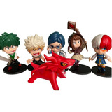 Figuras Colección Anime Boku No Hero Set X6 Midoriya Bakugo