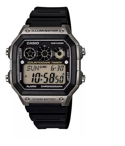 Reloj Casio Digital Modo Arbitro Temporizador Ae-1300wh