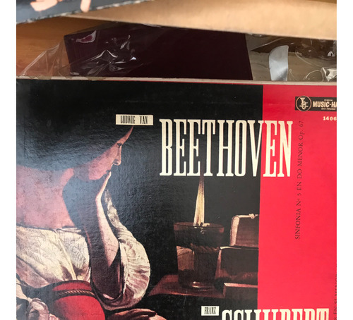  Vinilo Beethoven Y Shubert. Sinfonia N°5 En Do Menor. Op 67