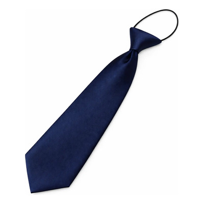 Corbata Para Niños Azul Marino, Atada Ajuste Con Elástico | Meses sin interés