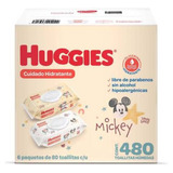 Toallitas Húmedas Huggies Cuidado Hidratante 480 Piezas