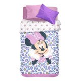 Cubrecama / Acolchado 1 - 1 ½ Plazas - Minnie - Disney