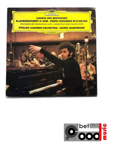 Lp Beethoven - Concierto Para Piano En Re Mayor - Excelente