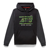 Buzo Alpinestars Draft Hoodie Negro En Teo Motos