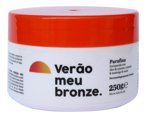 Bronzeador Verão Meu Bronze Acelerador De Bronzeamento 250g