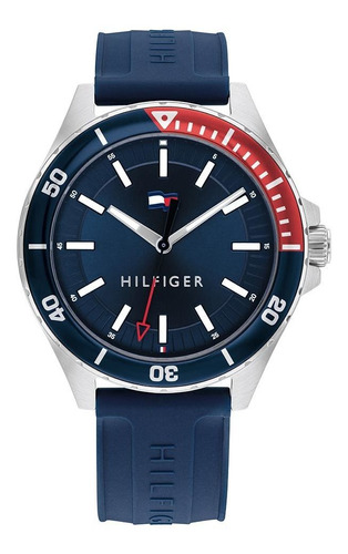 Reloj Tommy Hilfiger Para Hombre De Silicona 1792009