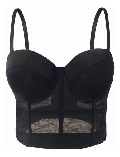 Bustier Corset Bralette Push Up Sujetador Crop Top Sexy .