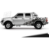 Calco Ford Ranger Skull Calavera 2010 Laterales Y Porton