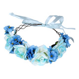 Corona Floral Flor Mujeres Niñas Diadema Flor Nupcial Halo