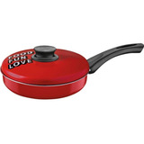 Frigideira Tramontina Antiaderente My Lovely Kitchen, 24 Cm, Color Rojo