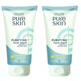Pack 2 Limpiadora Facial Pure Skin De Oriflame 150 Ml