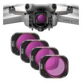 Set Filtros Nd Multicapa Dji Mini 4 Pro Drone 8 16 64 256 Pl