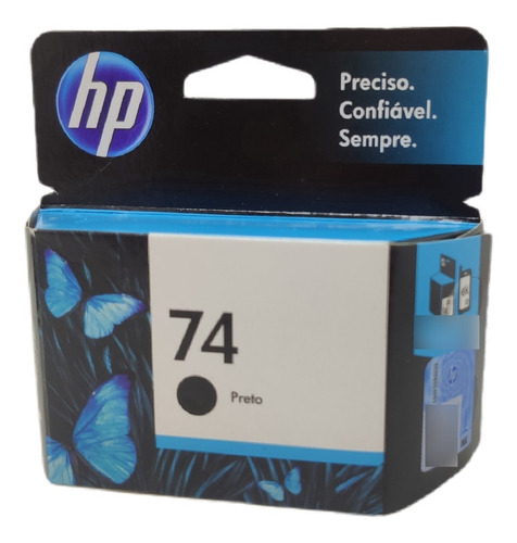 Cartucho 74 Preto Original Hp D4260 D5360 C4280 C4480 C5280