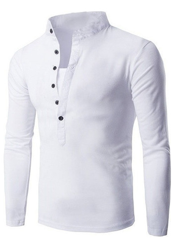 Lazhu Polo Shirt Hombre Slim Fit Casual