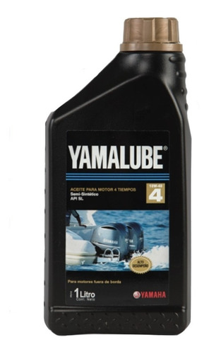 Aceite Motor Yamalube Nautico 10w40 1lts Sl 4m Marino Agua ®