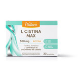 Suplemento Pure Wellness L-cistina Max 500 Mg Biotina 30 U