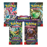 Carta Pokémon 4 Pacotinhos Copag Original Booster Pack Tcg