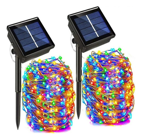 2x30m Solar Series Luces Navidad Fiesta Tira (60m)