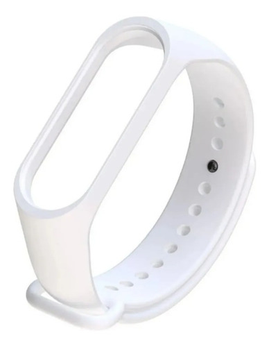 Malla Correa Miband Smartband 5-6 Blanca Silicona Xiomi