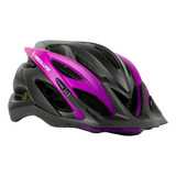 Capacete De Ciclismo Absolute Luna Flash Preto E Rosa