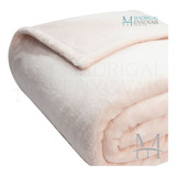 Cobertor Queen Camesa Neo Velour Soft 300g Liso 2,20x2,40m Cor Rose Velour 300g