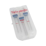 Aguja Doble Kit Set X3 Unid. 2mm / 3mm / 4 Mm Familiares