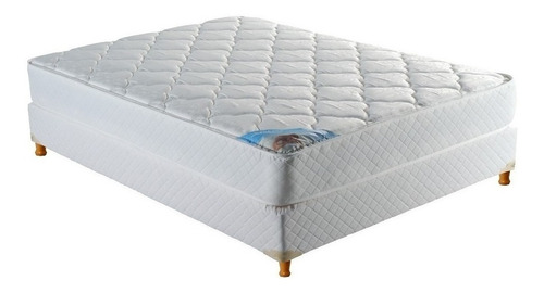 Sommier Americana Acuario Suavity 2 Plazas De 190cmx130cm  Blanco