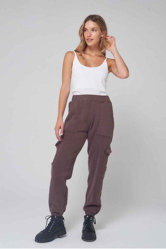 Pantalón Jogger Cargo De Friza Metamorfosis Luz De Mar