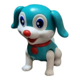 Pet Dog Cachorrinho A Plha Pula Mexe Orelha Com Luz Cor Azul Personagem Cachorro