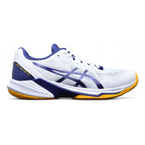 Zapatilla Asics Hombre Sky Elite Ff 2 Blanca Con Azul 