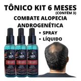 Kit 3 Tônicos Liquido Em Spray Nasce Cresce E Trata Alopecia