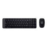 Teclado Mouse Inalambrico Logitech Mk220 Wireless Español Pe