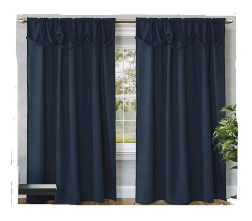 Cortinas Ambiente Madras Bando Faldon Excelente