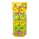 Set 10 Timbres Sellos Infantiles Caritas Motivacion Sonrisas Color Del Exterior Surtido