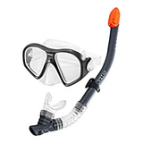 Set Buceo Careta Y Snorkel Intex 55948 Silicona Resistente