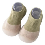 Zapatos Media Suela Silicona Antideslizante Bebes Y Niños 