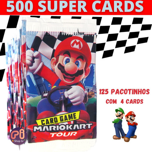 Kit 400 Cards = 100 Pacotinhos/cartas/figurinhas/cartinhas.