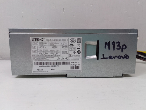 Fuente De Poder Lenovo M93p Sff Liteon Ac Bel Fsp Group Inc