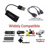 Adaptador Ethernet Para Chromecast Y Fire Stick Micro Usb A 