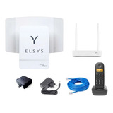 Kit Internet Rural Amplimax4g +tel S/fio Id+roteador+40mcabo